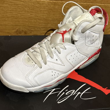 Air Jordan 6 Retro Bianco/Rosso