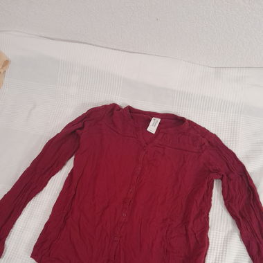 Bluse bordeaux rot