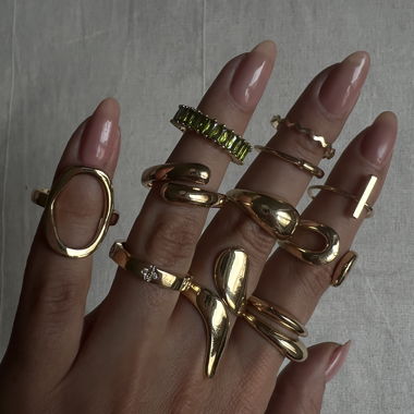 12 brand new adjustable some 18k gold plated