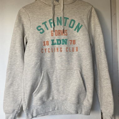 Sweat à capuche gris Stanton&Davis