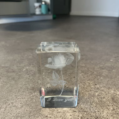 Glas rose