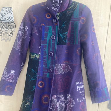 manteau gr 38/ avec motif 