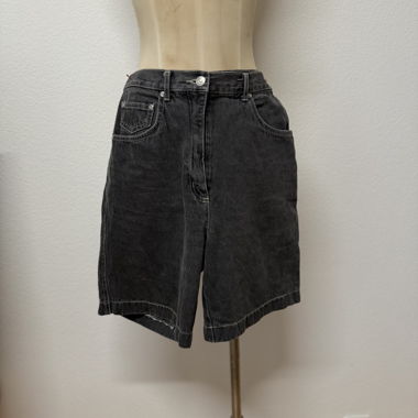 Vintage Grey Denim Shorts