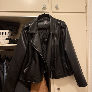 Primark faux leather jacket 2XL