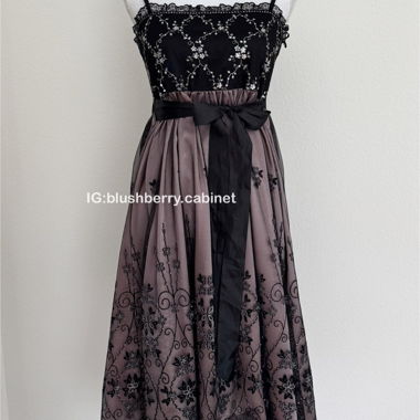 Japanese Whimsical MIDI Dress Grösse S