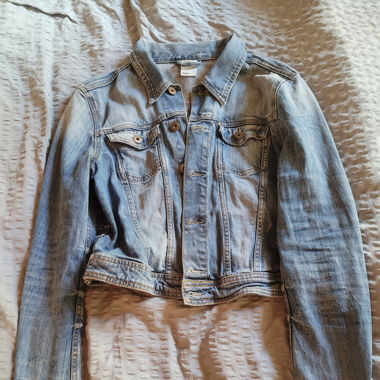 Crop jeans Jacke 