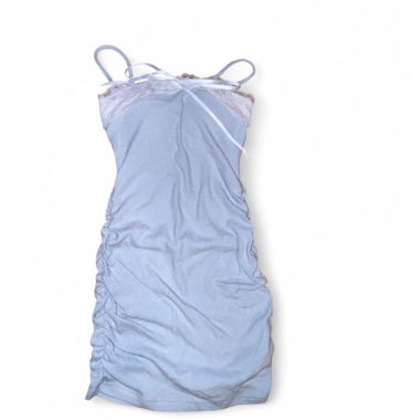 Robe mini bleu layette toute neuve, taille S