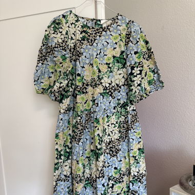 robe motif fleuri