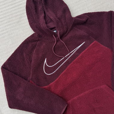 Nike Fleece Hoodie bordeaux