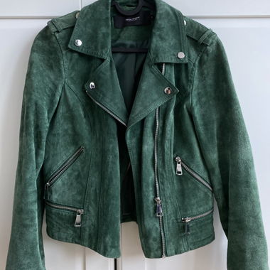 Vero Moda Wildlederjacke gruen