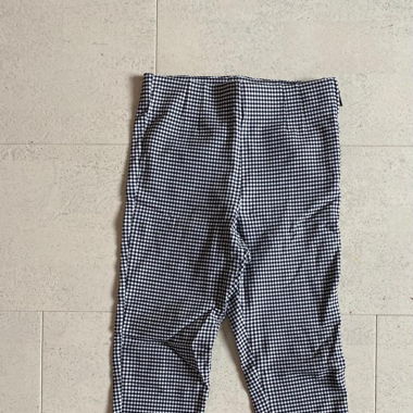 Karierte Stoffhose (Grösse S)