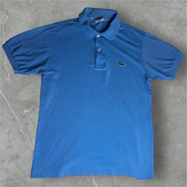 blue lacoste polo shirt 