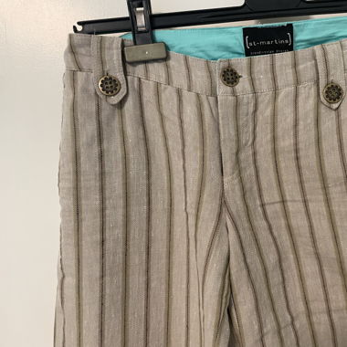 Vintage, Lowwaist Leinenhosen, St. Martins, Gr. xs
