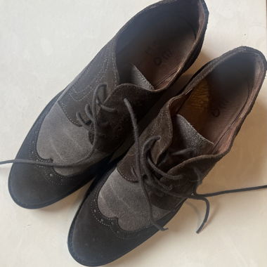 Leder Schuh