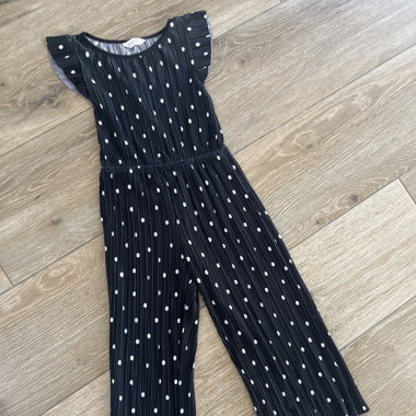Combinaison noir à point blanc pour enfant 