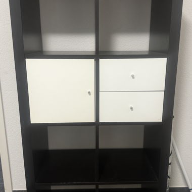 Ikea Kallax Regal schwarz