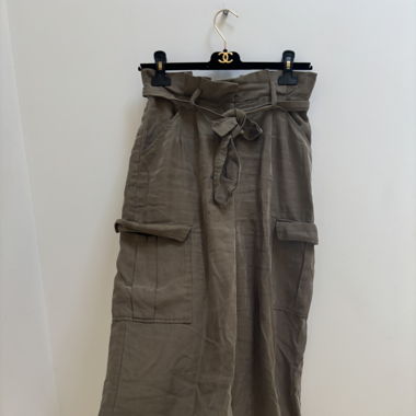 Pantalon fluide kaki