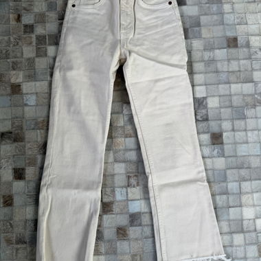 Beige Damenjeans