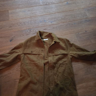 Surchemise Sandro en laine marron