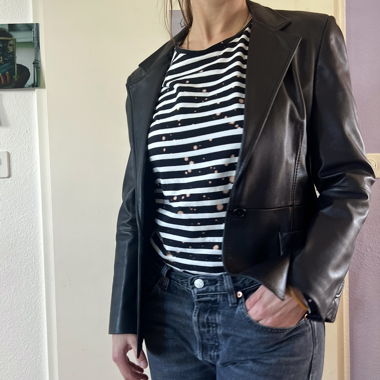 MAX MARA LEDERJACKE