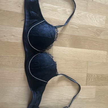 Black Lace Bra