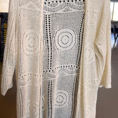 JDY knitted cardigan cream, size L