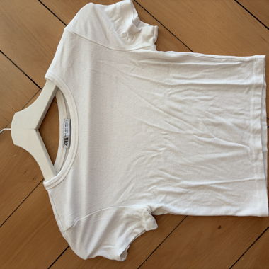 T-shirt court Zara set noir/blanc