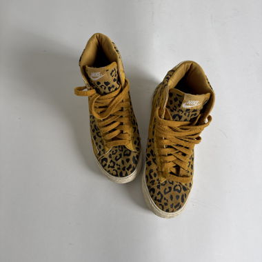 Nike leopard high-top sneakers