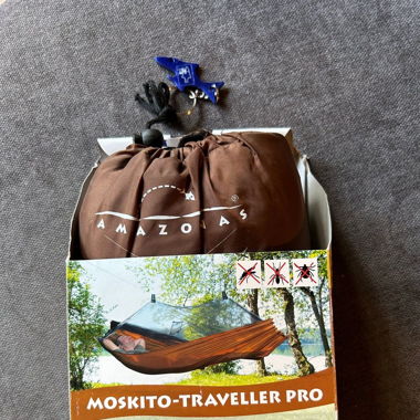 Imprägnierte Hängematte mit Moskito Netz, AMAZONAS