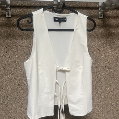 Gilet blanc ZARA