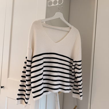 Striped MNG Sweater, Size S