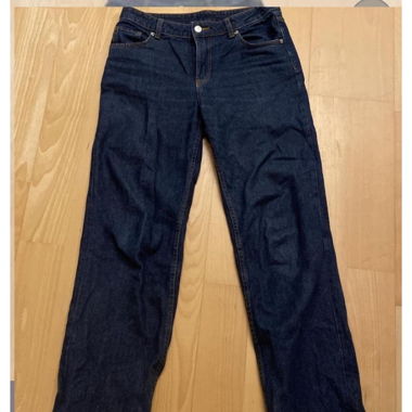 Jeans H&M blu scuro Straight-Leg, tg. 36