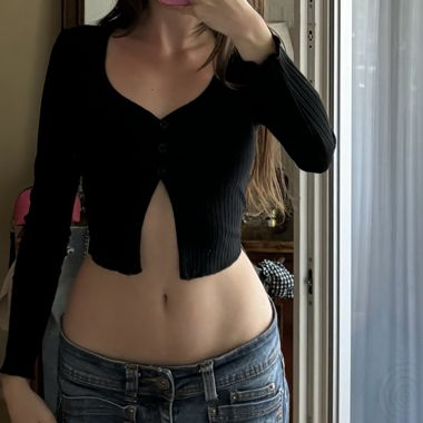 SCHWARZES TOP