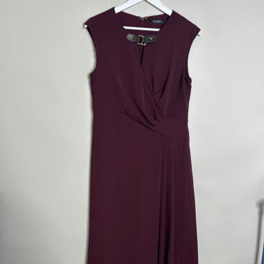Abito Bordeaux Ralph Lauren