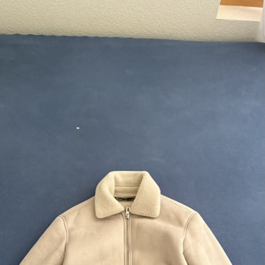 ZARA Shearling-Style Jacket with Inner Lining