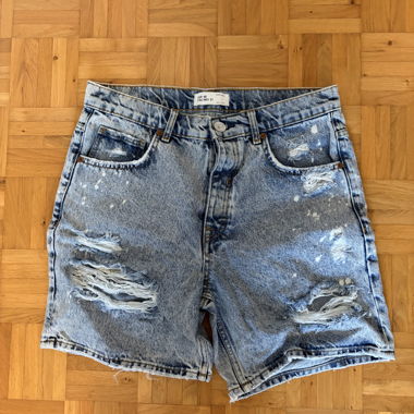 Zara Bermuda-Shorts ripped