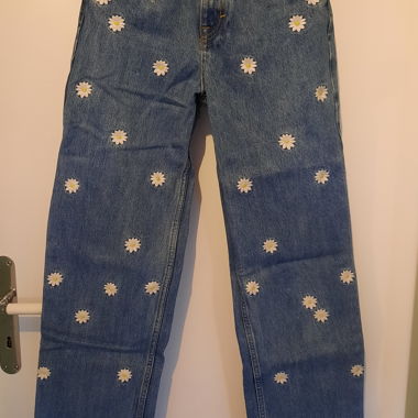 Blümchen Jeans
