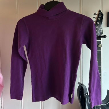 Purple Turtleneck Top
