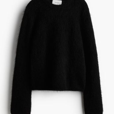 Maglione oversize in mohair