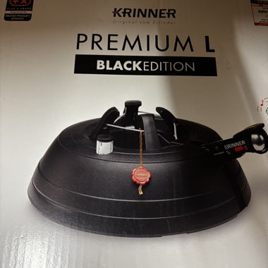 KRINNER Premium L Black Edition Christbaumständer