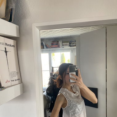 vintage white blouse