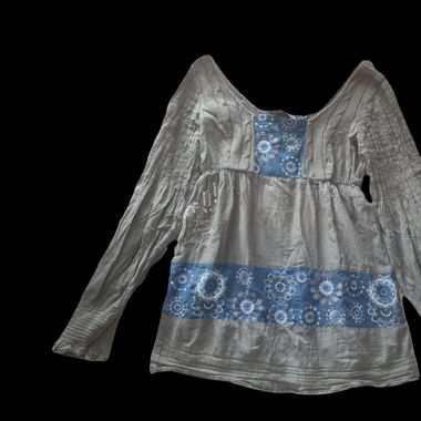 Boho babydoll top