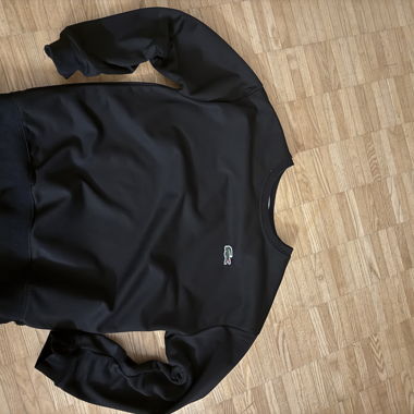 lacoste pulover black