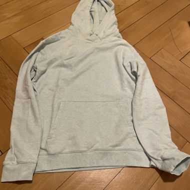 Sweat à capuche vert clair