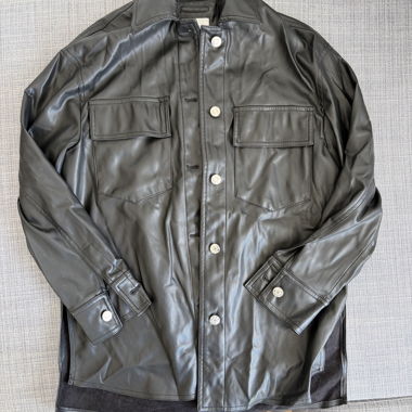 Bershka faux leather jacket