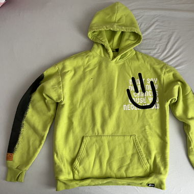 Green Graphic Hoodie