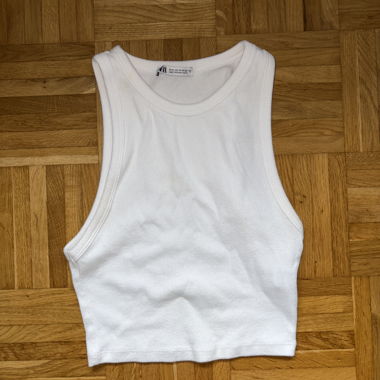 Crop top bianco
