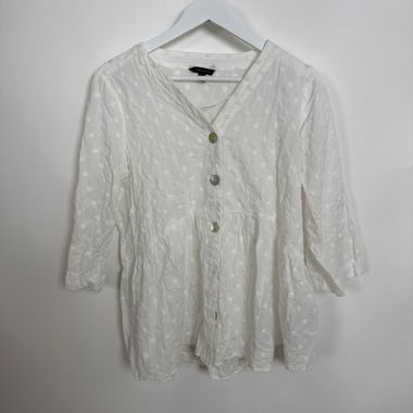 Cortefiel Bluse mit weissen Punkten