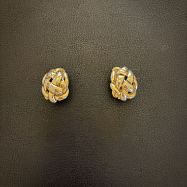 Paire de clips d’oreille vintage 80/90