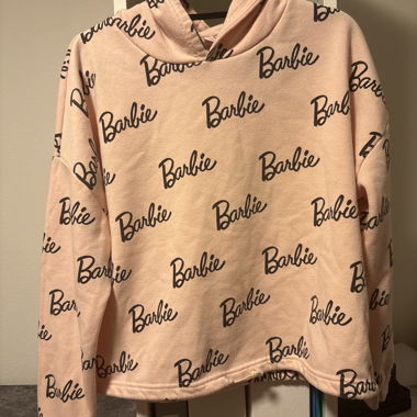 Felpa con cappuccio Barbie